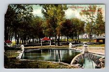 Sulphur Springs AR-Arkansas, Sulphur Springs In Park, Vintage c1917 Postcard picture