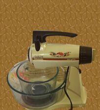 Vintage Standing Sunbeam Mixmaster 235 W/ Mushroom Motif Merry , Arnels , Sears picture