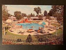 Postcard Saratoga Springs NY - Grand Union Motel Swimming Pool picture