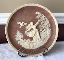 “To a Skylark” Cameo Collector Plate Hand Crafted By Gayle Bright Appleby, USA picture