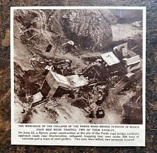 The Collapse of the Forth Road Bridge Flyover - 1962 Press Cutting r393 picture