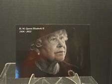 HM Queen Elizabeth II In Memoriam 1926 - 2022 Black & White Postcard--EC picture