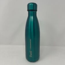 Swell+Starbucks Insulated Water Bottle Metallic Green Stainless Steel 17oz 2015 picture