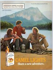 Camel Filters Smoking Men Share A New Adventure Camping 1986 Print Ad 8