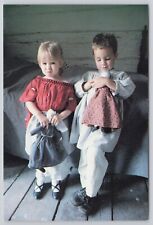 Living History Children Volunteers Lincoln State Historic Site Lerna IL Postcard picture