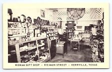 Postcard Wigwam Gift Shop Kerrville Texas Interior Store View picture