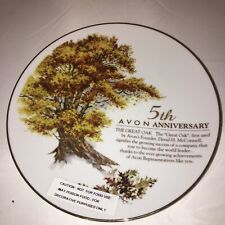 Avon 5th Anniversary Plate -