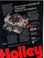 Vintage 1989 Print Ad for Holley Carburetors picture