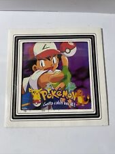Pokemon Framed Scorpio Glass Poster 1998 Made in NY Brooklyn Ash Pikachu picture