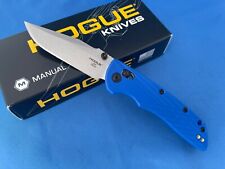 Hogue Deka Knife Tumbled Magnacut Clip Point Blue Polymer ABLE Lock 24373 picture