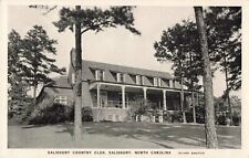 Salisbury Country Club Salisbury North Carolina NC c1940 Postcard picture