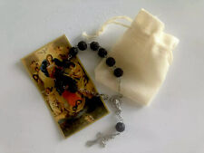 Rosary Wood Rose Bracelet Special Gift. Free Stamp picture