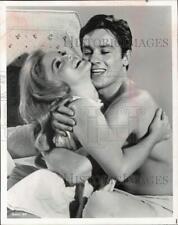 1965 Press Photo Actors Ann Margret and Alain Delon in movie scene. - lrx97268 picture