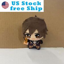 Genshin Impact Zhongli Gift Toy Plush Doll Mascot keychain US Ship 10cm picture