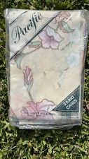 Vintage Sealed Pacific King Pillowcase Pastel Floral NOS Deadstock 70s 80s New  picture