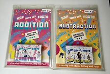 2 Ct Lot Rap With The Facts Addition/Subtraction Cassette Tape 1993 Math New picture
