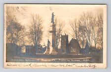 Beaver PA-Pennsylvania RPPC, Soldiers Monument, Real Photo c1907 Postcard picture