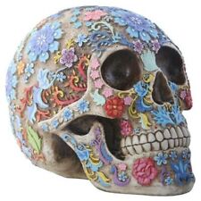 PT Pacific Trading Colorful Floral Skull Decoration picture