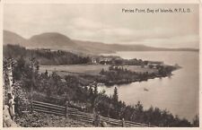 BAY OF ISLANDS, NEWFOUNDLAND, CANADA ~ PETRIES POINT OVERVIEW ~ c 1904-14 picture