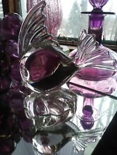 Vtg Viking MCM Tall Glass Angel Fish picture