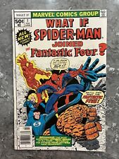WHAT IF... #1 (1977) VF/NM Spider-Man joined the Fantastic Four Sinnnott/Cockrum picture
