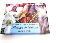 Metropolitan Museum of Art Flowers in Bloom Playing Cards 2 complete decks & box picture