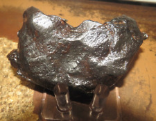 242 GM. Egypt Gebel Kamil Iron meteorite complete individual W/ STAND;  .53 # picture