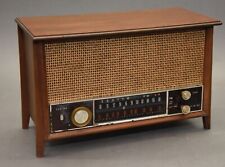 Vintage Zenith S-58040 T2542 Tube Radio in Wooden Cabinet picture