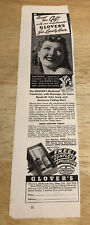 1941 JEAN PARKER for GLOVERS HAIR TREATMENT - Vintage Ad Clipping picture