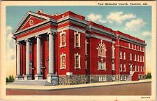 Florence AL-Alabama, First Methodist Church, Vintage Postcard picture