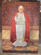 Pope John XXIII Postcard Memorabilia Embroidered JOANNES XXIII picture