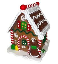 PEPPERMINT CANDY Clay Dough GINGERBREAD MAN HOUSE LED White Icing Snowflake New picture