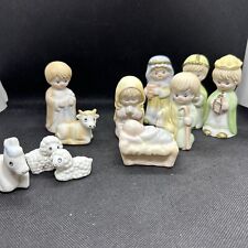 Little Lord Jesus Nativity Christmas Around The World 11 Piece Porcelain Set picture