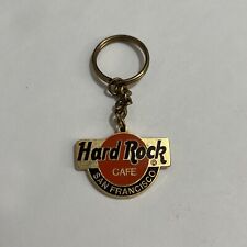 Vintage HARD ROCK CAFE SAN FRANCISCO Keychain Key Ring 1988 picture