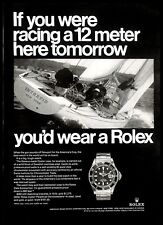 1970 Rolex Submariner Luxury Watch Vintage PRINT AD America's Cup picture