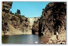 c1960 Diablo Dam Seattle City Light's Skagit River Power Washington WA Postcard picture
