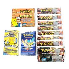 Pokemon Topps EMPTY Booster Pack Wrappers (12) Series 3 Chrome The First Movie picture