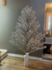 7Ft Vintage '61 Aluminum Christmas Tree 128 Branches Tomar Arctic Diamond Silver picture