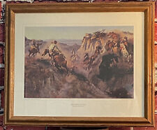 Wild Horse Hunters by Charles M. Russell Litho Petersen Galleries Beverly Hills picture