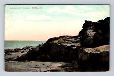 York ME-Maine, Old Man Of The Sea, Antique, Vintage c1971 Postcard picture
