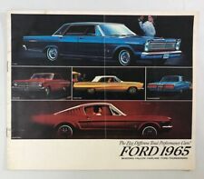 1965 FORD: CAR BROCHURE: THE FIVE DIFFERENT TOTAL PERFORMANCE CARS picture