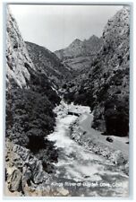 c1950's Kings River Rapids View Boyden Cave California CA RPPC Photo Postcard picture