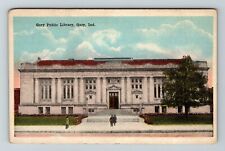 Gary IN Indiana, Gary Public Library Vintage Souvenir Postcard picture