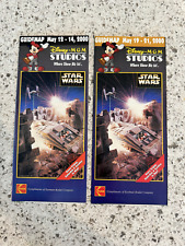 2000 Disney MGM Studios Fold Out Guidemap Star Tours - SET of 2 picture