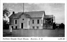 JACKSON COUNTY COURT HOUSE KADOKA SOUTH DAKOTA RPPC CLINE REAL PHOTO POSTCARD B7 picture