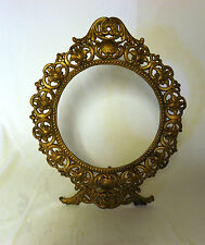 Fabulous Ornate Vintage Gold Gilded Metal Picture Or Mirror Frame 0081010 picture