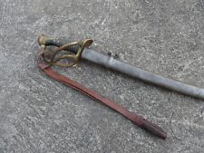 French France Antique 19 Century Model 1822 Officer's Cavalry Sword dated 1882 picture