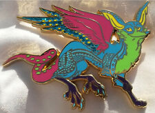 Alebrije of Fox Eagle red Snake LE60 glitter pin fairy-tale-pins Pin picture