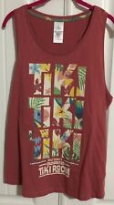 Walt Disney’s Enchanted Tiki Room Red Tank Top Shirt Size XL NWT picture