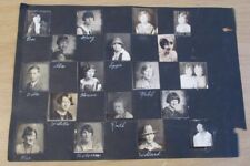 VTG 1920's PHOTO Montage~GIRL Portrait SNAPSHOTS~Double-Sided~ picture